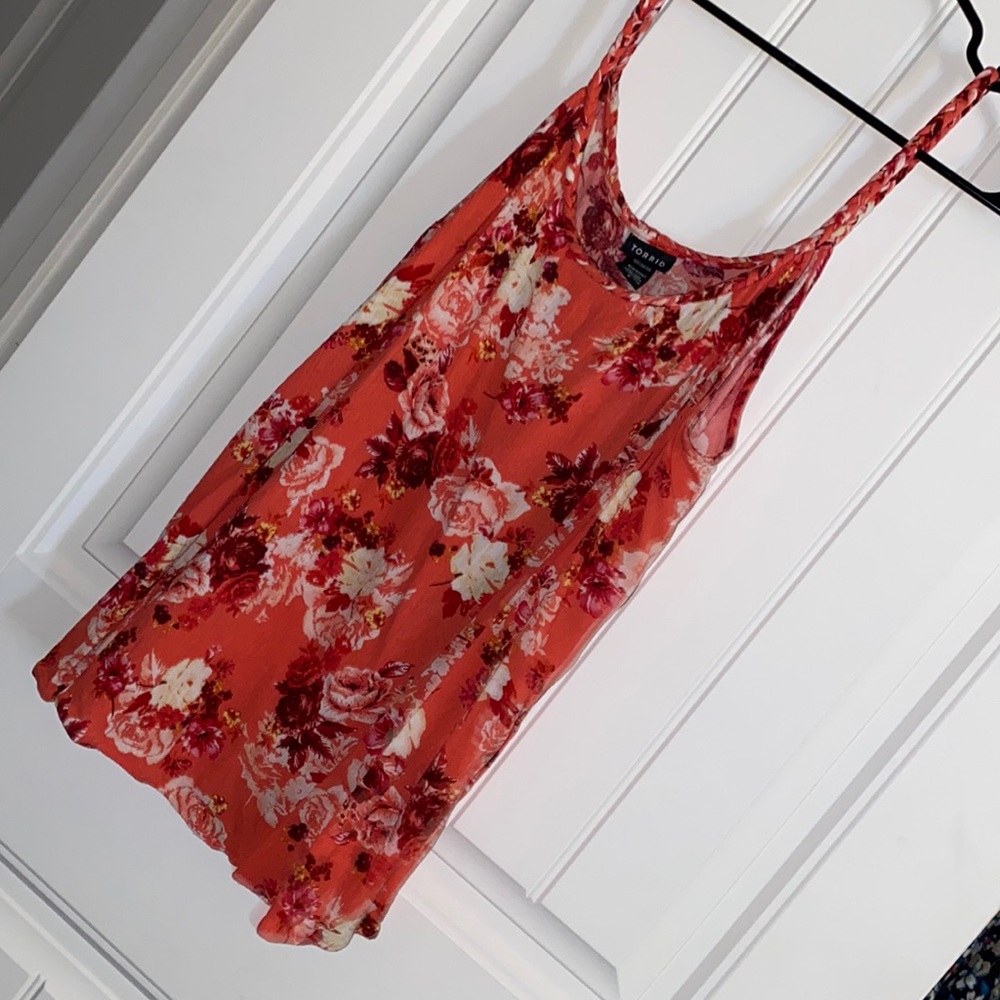 Tropical swing tank top